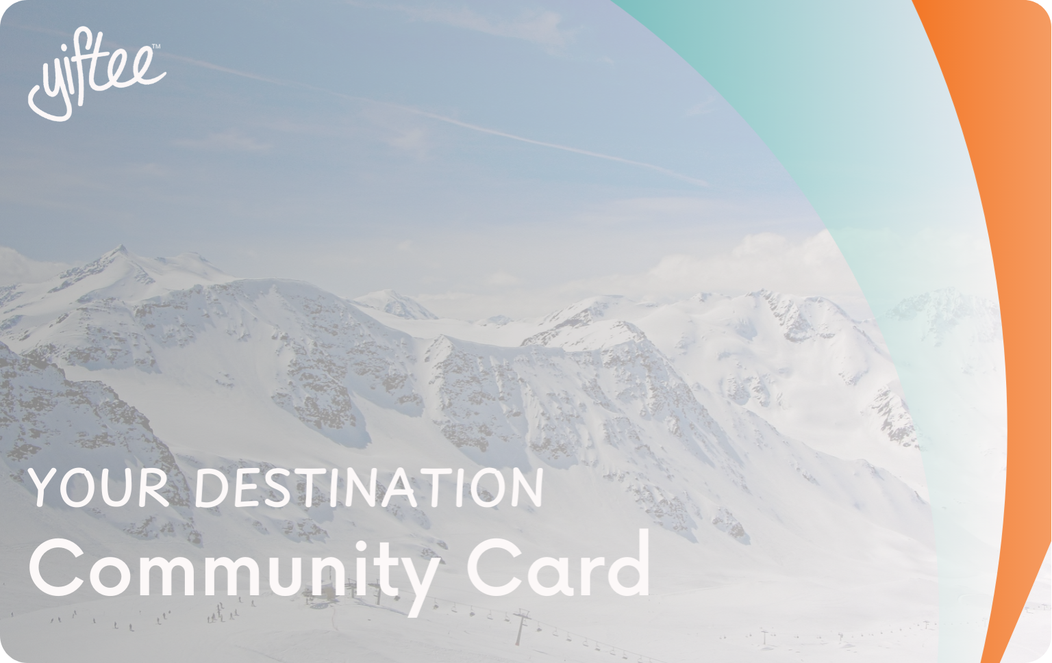 Winter Destination Community Card